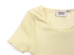 Wheat yellow dream t-shirt rib lace